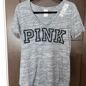 PINK graphic v-neck